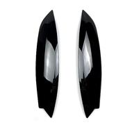 Pizgear For VW, for Golf 5 MK5 ABS Kits de modificación negro brillante faros de coche ceja párpados cubierta pegatina decorativa Adhesivo para tintado de faros(Gloss Black)
