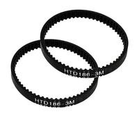 Pizgear HTD1863M de transmisión por Correa Dentada de 2 uds, for Karcher, for Limpiador de Suelo Duro FC3 FC5, Piezas de Repuesto de Correa de X.605500 for Karcher FC3 Kit de Correa para aspiradora