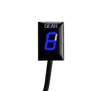 Pizgear Indicador de marcha, for VTX1300 VT750S VT125C Shadow VTX 1300 VT 125C 750S Accesorios de motocicleta Medidor de visualización de LUZ de 1-6 marchas Indicador de marcha de motocicleta(BLACK Bl