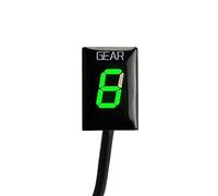 Pizgear Indicador de Marcha, medidor de Velocidad de Nivel 1-6, for WR250R WR250X WR250 R WR250 X 2008-2015 2016 Indicador de Marcha de Motocicleta(Black Green)