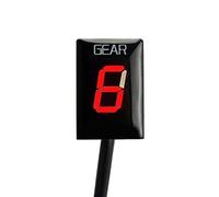 Pizgear Indicador de Pantalla de Marcha, for Aprilia, RSV Mille 1998-2011 RS V Mille Tuono 2002-2011 Accesorios de Motocicleta LUZ Pantalla de 1-6 velocidades Indicador de Marcha de Motocicleta(Black
