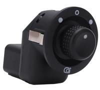 Pizgear Interruptor de espejo lateral de coche Botón del interruptor de control espejo retrovisor eléctrico 8200676529 Reemplazo excelente, para una durabilidad perfecta, para Clio 2012