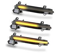 Pizgear Interruptor de espejo lateral de coche Luz de señal giro dinámica, lámpara intermitente con indicador espejo retrovisor lateral, para Bmw 1 2 3 4 para Series F20 F21 F22 F30 F32 F33