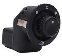 Pizgear Interruptor de espejo lateral de coche Para interruptor de espejo puerta eléctrico Aramox, para Clio, para Mk4 2012 en adelante 8200676529 Reemplazo del botón control retrovisor