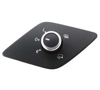 Pizgear Interruptor de Espejo retrovisor de Coche, for Jetta, MK6 2011 2012 2013 2014 16D959565A Botón de Control del Interruptor del Espejo Lateral Plegable Cromado Interruptor de Control del Espejo