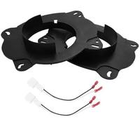 Pizgear Juego de 2 anillos espaciadores for altavoz, adaptador espaciador for altavoz de agudos, for Toyota, Camry 2018-2023, resistente al agua, for 6.5#39;#39; ABS negro delantero Espaciador de alta
