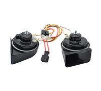 Pizgear Juego de 2 bocinas de Caracol Resistentes al Agua y ruidosas, 12 V, 110-125 dB, 410/510 de Tono Alto y bajo, for Renault, Captur 2013-2019 Cuerno de Caracol