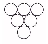 Pizgear Juego de 6 Anillos de pistón de 42,5 mm x 1,2 mm for STIHL, 025 MS250 MS 250, Piezas de Repuesto for Motor de Motosierra, Nuevo 123 034 3006 Anillo de pistón para Motosierra