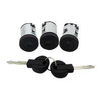 Pizgear Juego de cilindro de cerradura de puerta, for Fiat, SCUDO, for Citroen, XM XANTIA SYNERGIE DISPATCH JUMPY 1995-2007 9170.AY 4162C9 Cerradura de puerta automotriz(3pcs Barrel)