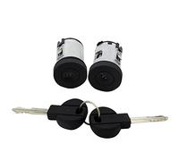 Pizgear Juego de cilindro de cerradura de puerta, for Fiat, SCUDO, for Citroen, XM XANTIA SYNERGIE DISPATCH JUMPY 1995-2007 9170.AY 4162C9 Cerradura de puerta automotriz(2pcs Barrel)