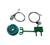 Pizgear Juego de regulador elevalunas eléctrico, reparación puerta delantera izquierda, for Fiat, Punto MK2 188, fabricado en Turquía Reparación de elevalunas eléctricos