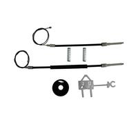 Pizgear Juego de reparación regulador ventanilla eléctrica, puerta delantera derecha 46786202, for Fiat, Siena 2002-2012 Reparación de elevalunas eléctricos