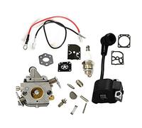 Pizgear Juntas de carburador Reemplazo bobina encendido bujía, for STIHL, MS170 MS180 Piezas del motor del cortacésped