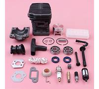 Pizgear Kit de afinación pistón cilindro Nikasil 42,5mm, for motosierra, For STIHL MS250 MS230 025 023 Kit de pistón de cilindro de motosierra