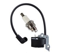 Pizgear Kit de bobina encendido, for motosierra Poulan, Craftsman reemplaza a 530 039 198 Piezas del motor del cortacésped