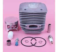 Pizgear Kit de cilindro Chapado en Nikasil 60mm, for motosierra Husqvarna 3120 3120XP 3120K Partner K1250 506 29 42-71 válvula descompresión Kit de pistón de cilindro de motosierra