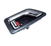 Pizgear Kit de manija interior puerta cromada izquierda y derecha for Getz, Click, DODGE, Brisa, 826101C000,826201C000 2002~2011 Manija interior de la puerta del coche(BLACK Right Side)