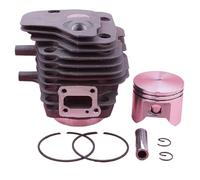 Pizgear Kit de pistón culata 50mm diámetro, for Partner, for motosierra Husqvarna K650 K700 506 09 92 12 506099212 Kit de pistón de cilindro de motosierra