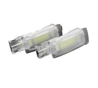 Pizgear Lámpara de luz LED for Espejo de 2 uds, for VW, Golf, 5 6, EOS, Jetta, Passat, Polo, Scirocco, Sharan, Tiguan, Skoda, Seat, Luz de cortesía para Puerta