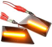 Pizgear Lámpara de luz señal giro marcador lateral dinámico, para Opel, para Vectra C 2002-2008, para Signum 2003-2008 Luz de marcador lateral del guardabarros del coche, marcador lateral del vehículo