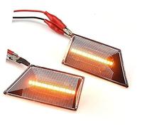 Pizgear Lámpara de luz señal giro marcador lateral dinámico, para Opel, para Vectra C 2002-2008, para Signum 2003-2008 Luz de marcador lateral del guardabarros del coche, marcador lateral del vehículo