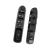 Pizgear Llave de control de lunas de coche Interruptor de control ventana, para Peugeot 207 307 407, para Citroen, para C3, para C4 Picasso Electric Power 6554Kt 6554Qc 6490Eh 6490Hq(BLACK 6554KT)