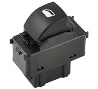 Pizgear Llave de control de lunas de coche Interruptor de elevalunas eléctrico, para Citroen, para C3 Picasso 2010-2013 2016 Botón regulador control del elevador vidrio pasajero Luz(BLACK No Panel)