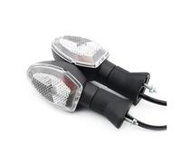 Pizgear Luz indicadora de señal giro, for SUZUKI, DL 1000 650 V Strom Adventure XT SV650 SV1000 SFV Gladius DL1000 lámpara intermitente for motocicleta Luz de señal de giro de motocicleta(Clear)