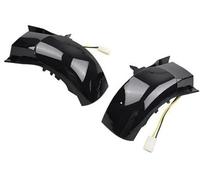 Pizgear Luz intermitente dinámica LED for espejo retrovisor secuencial, for VW, 1T1, 1T2 (2003-2009 Luz de señal de giro del espejo lateral del coche