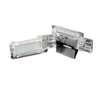 Pizgear Luz LED for reposapiés, lámpara for guantera, for Seat, Ateca Alhambra, Skoda, Superb Rapid, VW, Passat, B6 B7, Golf, 5 6, Caddy, Luces Interiores del Maletero