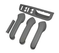 Pizgear Manija de puerta interior, apoyabrazos, panel manija agarre y soporte, for Bora, for Golf, 4 MK4 for 1J0867171A 1J4867179A 3B1867171E Manija interior de la puerta del coche(Kit 001 Gray)