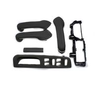 Pizgear Manija de puerta interior, apoyabrazos, panel manija agarre y soporte, for Bora, for Golf, 4 MK4 for 1J0867171A 1J4867179A 3B1867171E Manija interior de la puerta del coche(Kit 002 Gray)