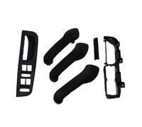 Pizgear Manija de puerta interior, apoyabrazos, panel manija agarre y soporte, for Bora, for Golf, 4 MK4 for 1J0867171A 1J4867179A 3B1867171E Manija interior de la puerta del coche(Kit 002 Black)