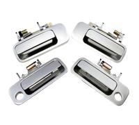 Pizgear Manija exterior de puerta automóvil plateada 69220-AA010 69210-AA010, for Camry, 69230-AA010 69240-AA010 1997 1998 1999 2000-2001 Manija interior de la puerta del coche(A Set 4 Sides Silver)