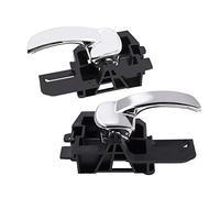 Pizgear Manija interior de la puerta del automóvil izquierda o derecha, for NISSAN, for Qashqai, J10 Perilla Reemplazo de la manija de la puerta interior del automóvil(Left and Right 2pcs)