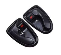 Pizgear Manija interior de puerta delantera, trasera, izquierda y derecha, for Accent 1.6L 8261022001LG, 8262022001LG 2000-2006 Manija interior de la puerta del coche(BLACK Left and Right)