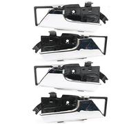 Pizgear Manija interior de puerta izquierda y derecha for automóvil Pontiac G3, for Chevrolet, manija AVEO, tazón 96462709 96462710 Reemplazo de la manija de la puerta interior del automóvil(4pcs)