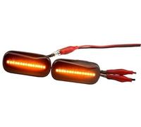 Pizgear Marcador de guardabarros señal giro lateral dinámico secuencial, para Accord, Civic, Jazz, para Acura Rsx Dc5 Luz de marcador lateral del guardabarros del coche, marcador lateral del vehículo