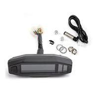 Pizgear Medidor de velocidad digital LCD universal for motocicleta 12000 RPM, for MINI, odómetro, velocímetro ruso KR200 Velocímetro para motocicleta(With sensor)