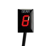 Pizgear Medidor indicador de marchas de 1 a 6 velocidades for motocicleta, accesorios for motocicleta, for YZF-R1 YZF-R6 YZF-R6s YZF R1 R6 R6S YZFR1 YZFR6 Indicador de marcha de motocicleta(BLACK Red)