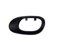 Pizgear Moldura for tirador de puerta interior, cubierta embellecedora for panel, for Citroen, C2, for Peugeot, 206 207 9119F2 9119F4 Manija interior de la puerta del coche(BLACK Right Side)
