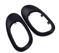 Pizgear Moldura for tirador de puerta interior, cubierta embellecedora for panel, for Citroen, C2, for Peugeot, 206 207 9119F2 9119F4 Manija interior de la puerta del coche(BLACK Pair Left and Right)