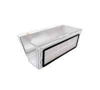 Pizgear Nuevo Ruby_S Cubo de Basura Blanco, for Roborock, S50/S51/S6 Robot repuestos de aspiradora Piezas de Accesorios Caja de Polvo recolección de Suciedad Caja de Polvo al vacío(S50 Dustbin)