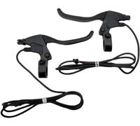 Pizgear Palanca de Freno Izquierda+Derecha, for DYU, D1 D2 D2C D2+ D3+ D5, Bicicleta eléctrica Serie D Mango de Barra de Freno reemplazar Accesorios Freno de Mano para Patinete eléctrico