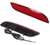 Pizgear Panel reflector del parachoques trasero Luz de parachoques trasero coche, para Chrysler, para Voyager 2017 2018 2019 2020 2021 2022 2023 Reflector lámpara marcador reflectante(Red Lens)