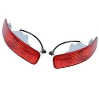 Pizgear Panel reflector del parachoques trasero Para Peugeot 4007, 2007, 2008, 2009, 2010, 2011, 2012, lámpara reflectante de parachoques, Reflector de luz 8352A005 8355A004(BLACK Left and Right)