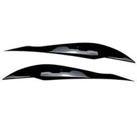 Pizgear Par de faros delanteros, embellecedor párpados, cubierta cejas, pegatina, decoración para Bmw Serie 3 F30 F31 2013 2014 2015 2016 2017 2018 Ajuste de la frente del faro