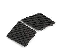 Pizgear Par de parrillas deportivas, cubierta de parachoques delantero, embellecedor de parrilla de malla inferior, for, E60 E61 M 2003-2010 Soporte de parachoques(Left And Right Side)