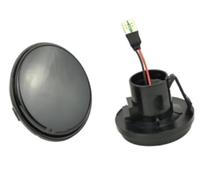Pizgear Para Mx5, para Mk1 Mk2 Mk3 1989-2015 Conjunto de lámpara de señal de giro Lámparas de luz lateral de coche secuenciales Luces indicadoras de repetición Luz de (Smoked (Smoked Black Lens)