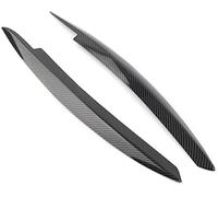 Pizgear Párpado de faro delantero, para VW, para Golf 6 Mk6 Gti, para Gtr 2008-2013 2 piezas cubierta ceja pegatina embellecedora tapa ojo accesorios Ajuste de la frente del faro